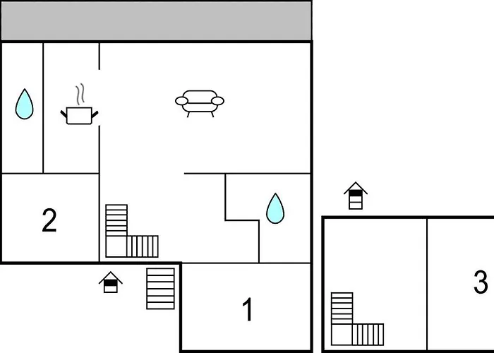 Lägenhet Awesome In Rab With Kitchen *